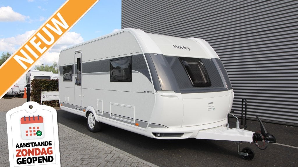 Hobby De Luxe 540 UL Model 2026 1800 kg as, Caravans en Kamperen, Rondzit, Hobby, Bedrijf, 6 tot 7 meter