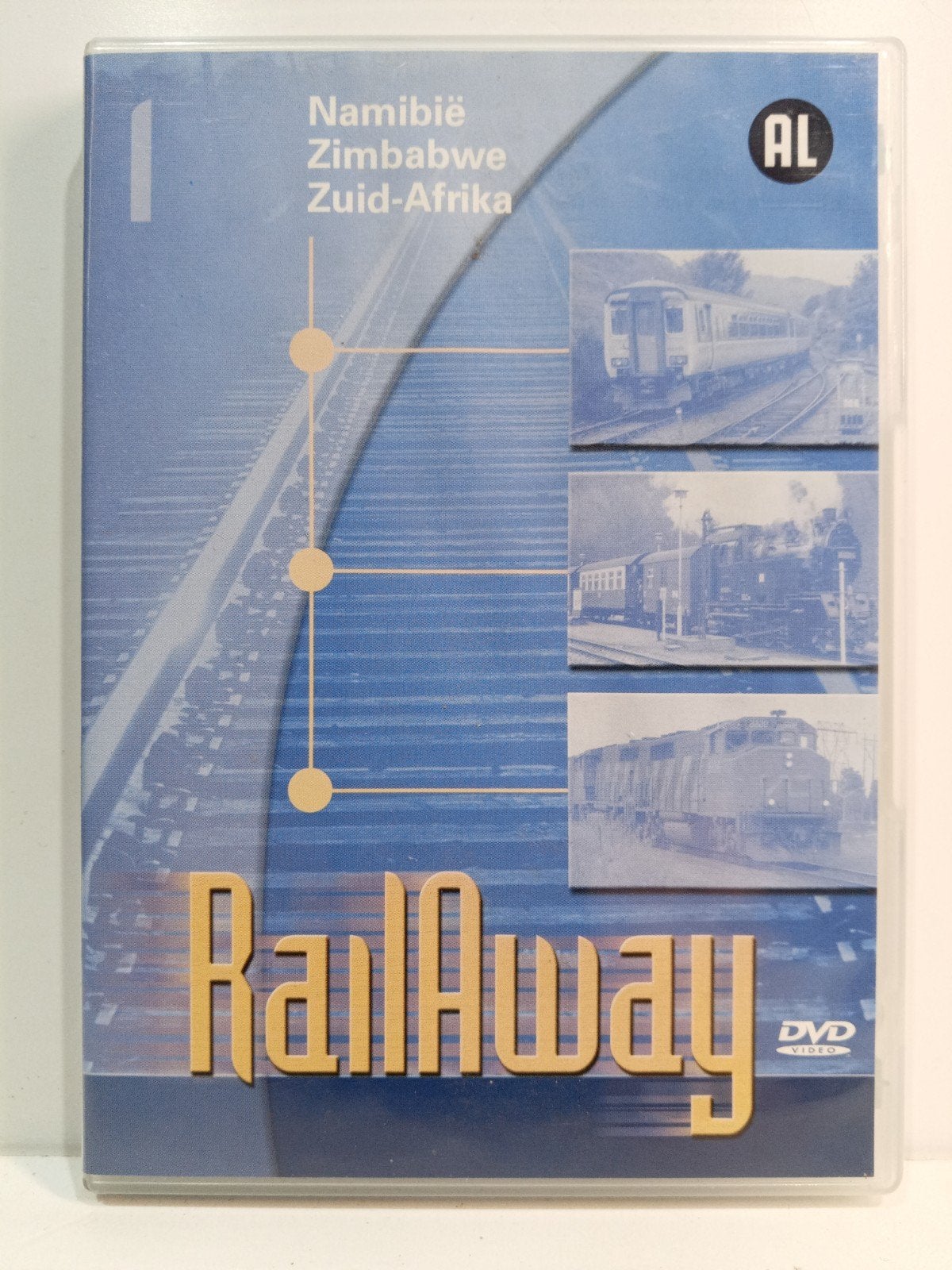 RailAway: Namibië, Zimbabwe, Zuid-Afrika (DVD), Gebruikt, Alle leeftijden, Reizen, Inclusief doosje
