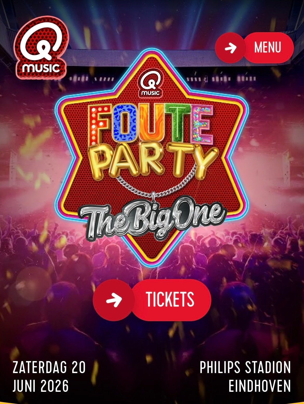 Qmusic foute party, Twee personen, Juni