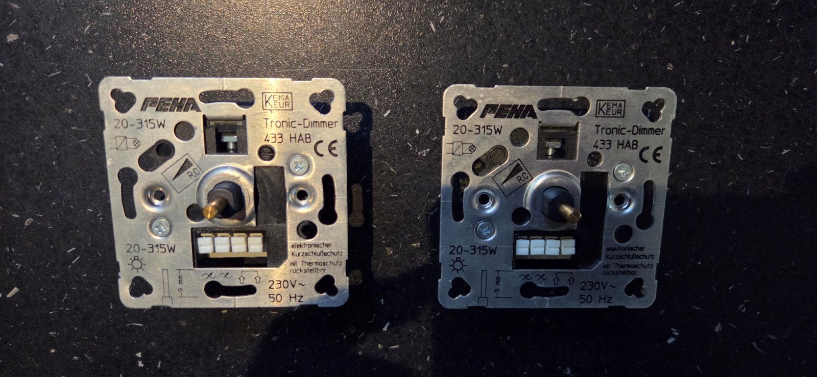 PEHA Tronic-Dimmer 20-315W (2 stuks), Ophalen of Verzenden, Gebruikt, Overige merken, Dimmer