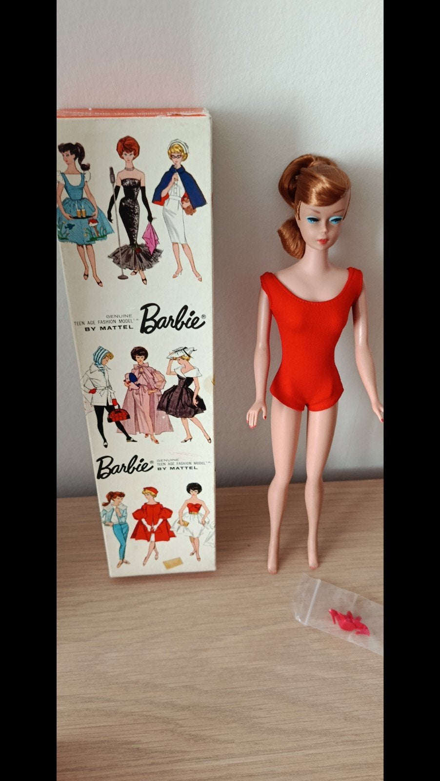 Barbie vintage Titan swirl, Verzamelen, Ophalen of Verzenden, Gebruikt, Pop
