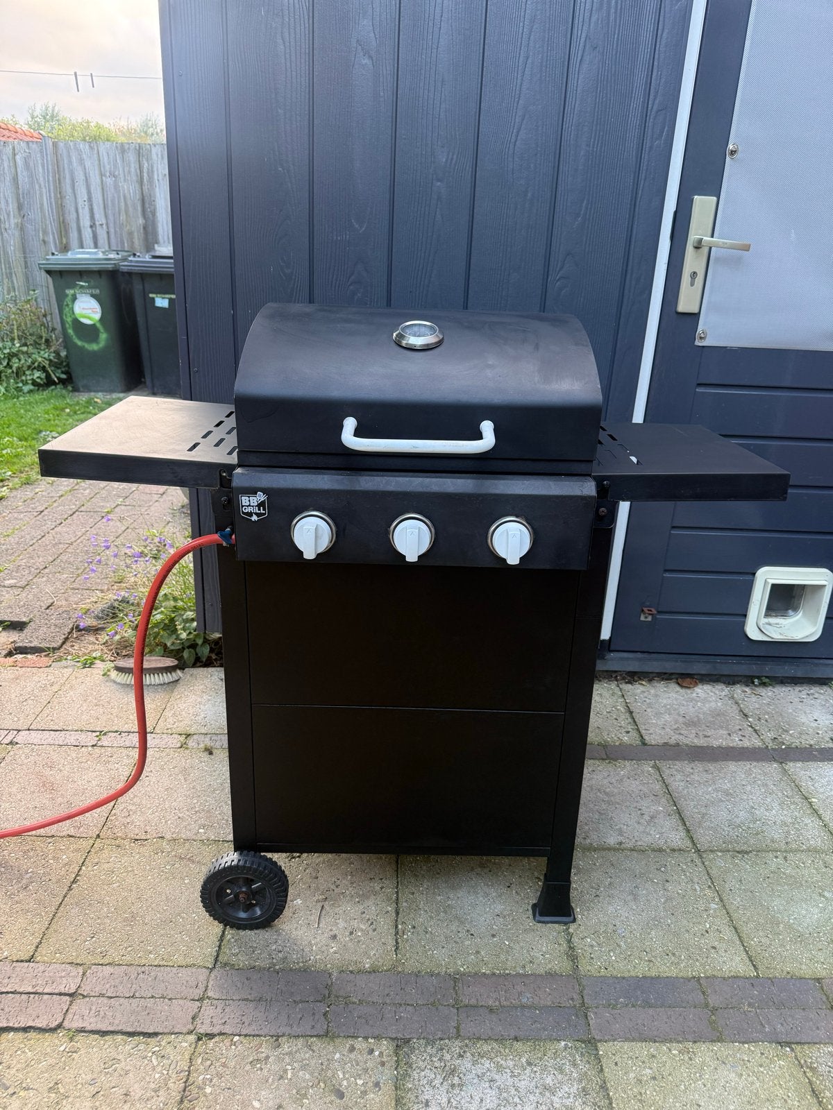 BBQ Grill Gasbarbecue met 3 branders en accessoires, Ophalen, Gebruikt