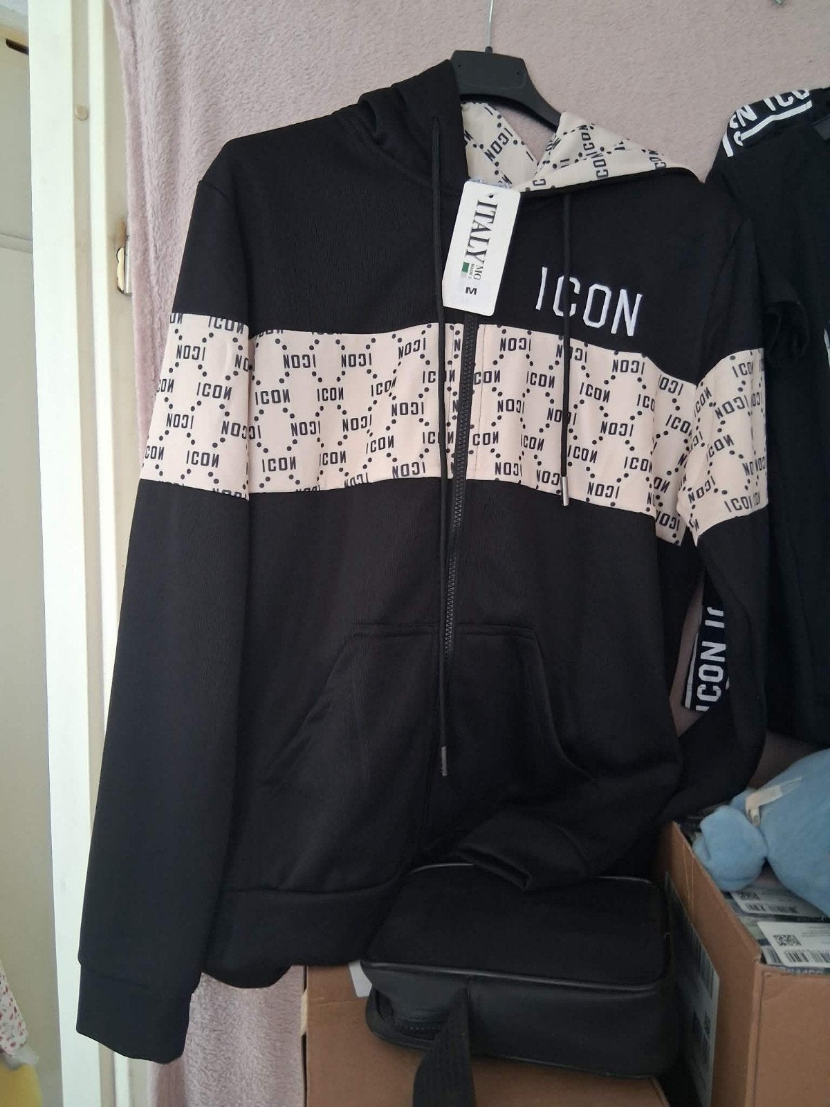 Nieuwe ICON hoodie maat M, ICON, Maat 48/50 (M), Zwart, Nieuw
