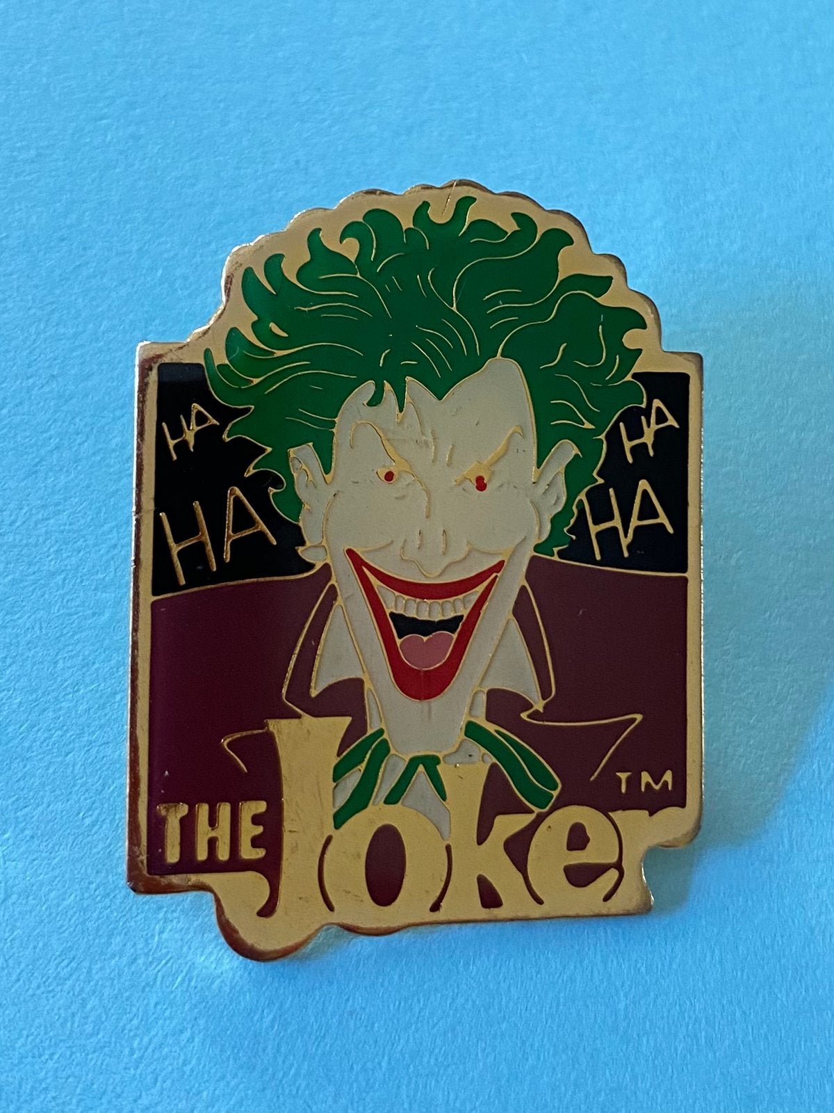 Originele The Joker speld/pin – DC Comics – 1989, Ophalen of Verzenden, Gebruikt