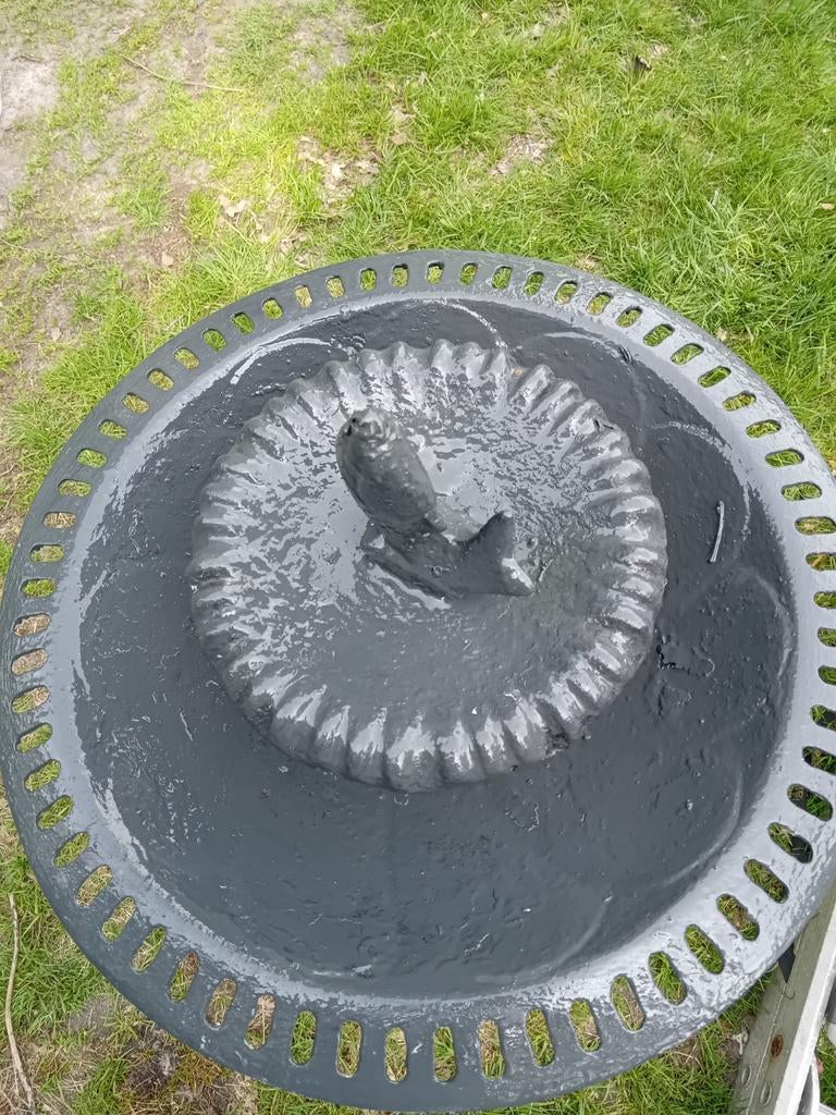 Waterbak voor vogels, Tuin en Terras, Bloembakken en Plantenbakken, Ophalen, Rond, Metaal, 60 tot 100 cm