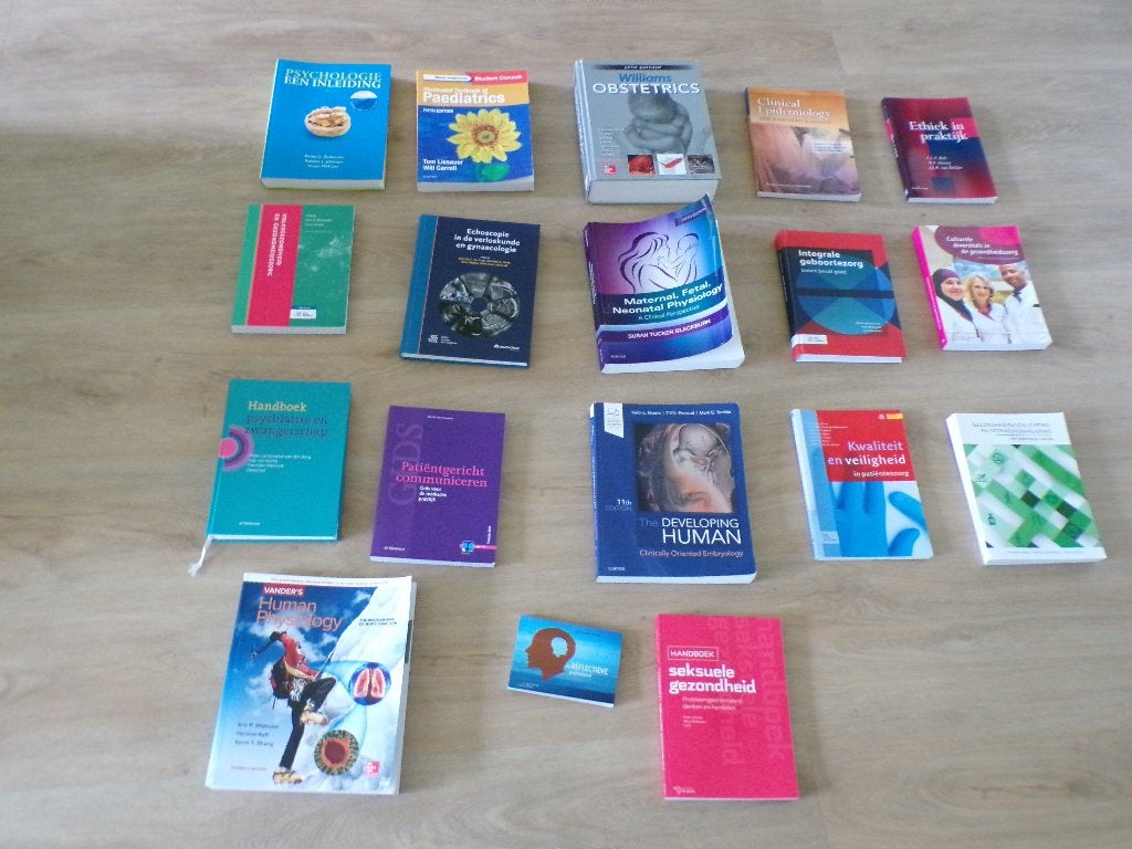 studieboeken verloskunde, Boeken, Ophalen, Beta, Zo goed als nieuw, HBO