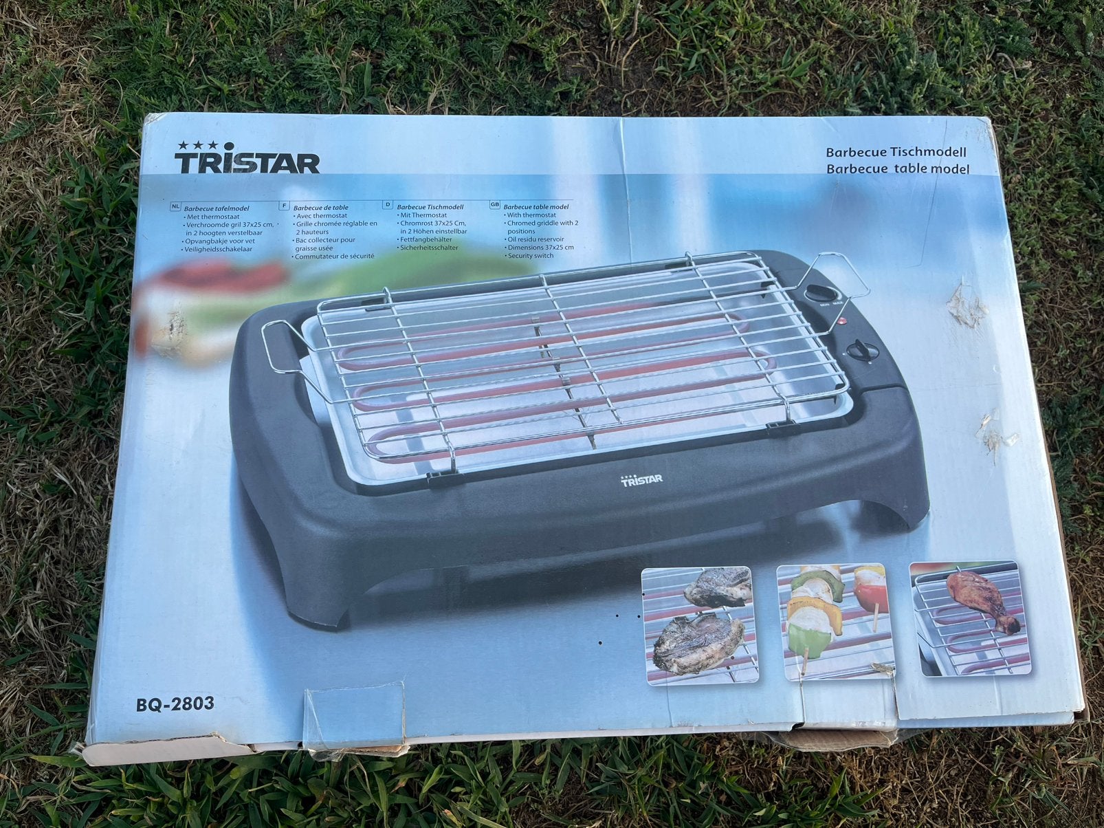 Te koop nieuwe Tristar tafelbarbeque electrisch., Ophalen, Nieuw