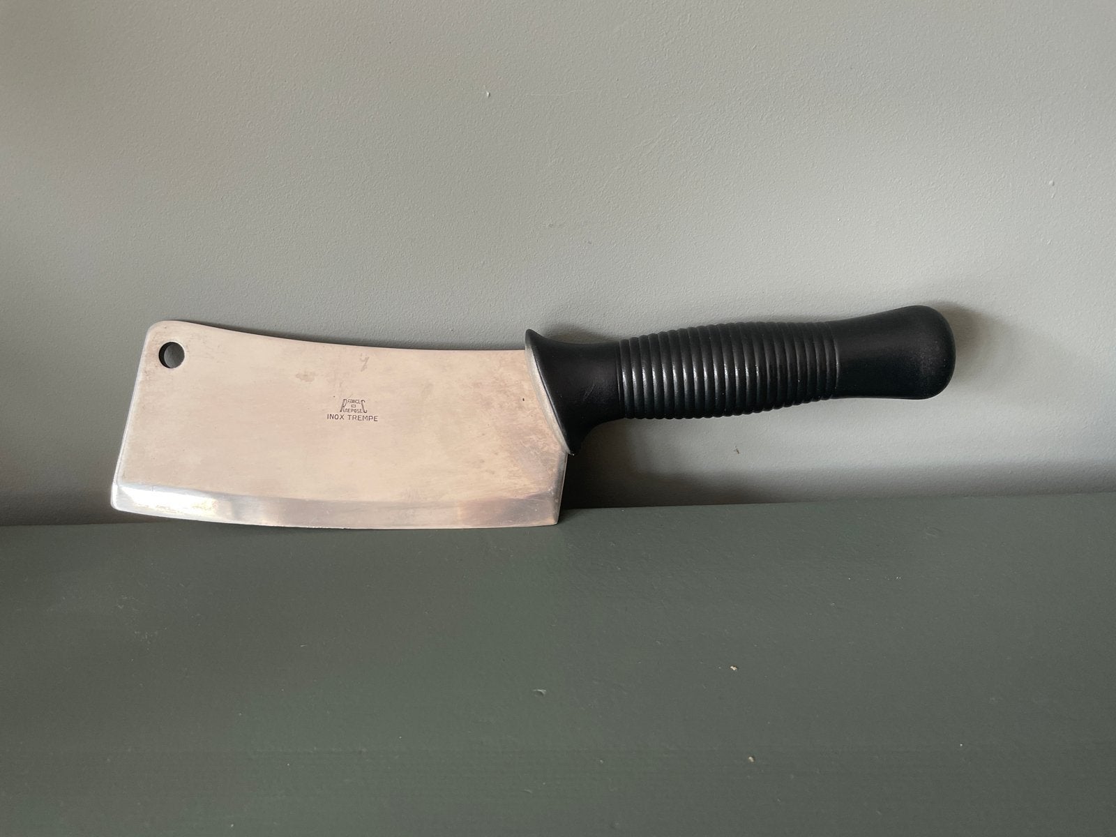 Vleesbijl / Hakbijl - 31cm totale lengte, Zilver, Ophalen of Verzenden, Metaal, Overige typen