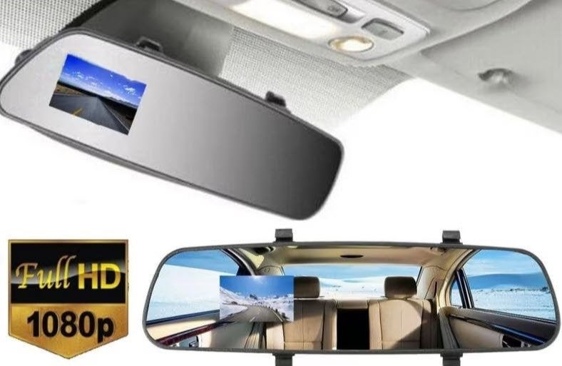 Dashcam Achteruitkijkspiegel, Ophalen of Verzenden, Zo goed als nieuw
