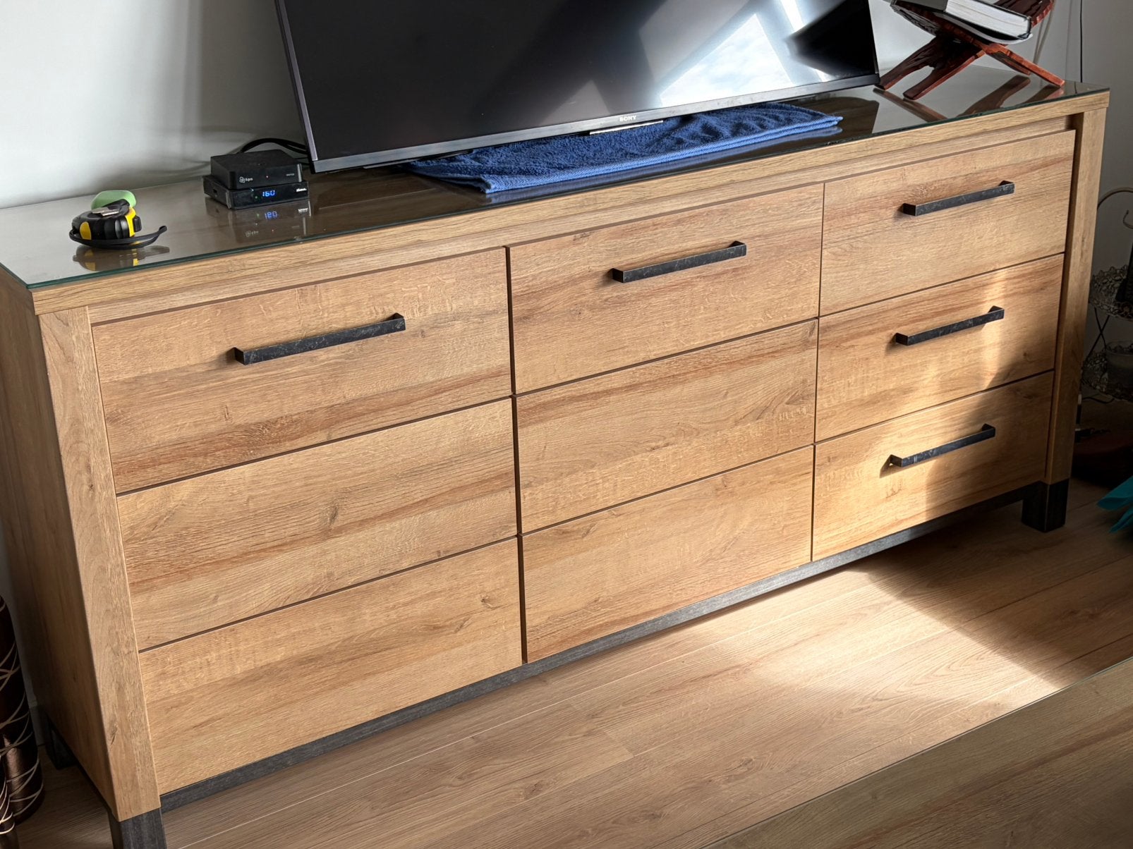 Dressoir licht eikenkleur, Ophalen, Zo goed als nieuw, 25 tot 50 cm