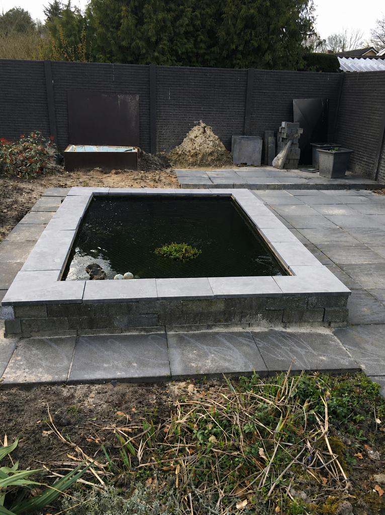 HDPE Vijverbak vijver of plantenfilter 6m3, Tuin en Terras, Vijvers, Gebruikt, Ophalen