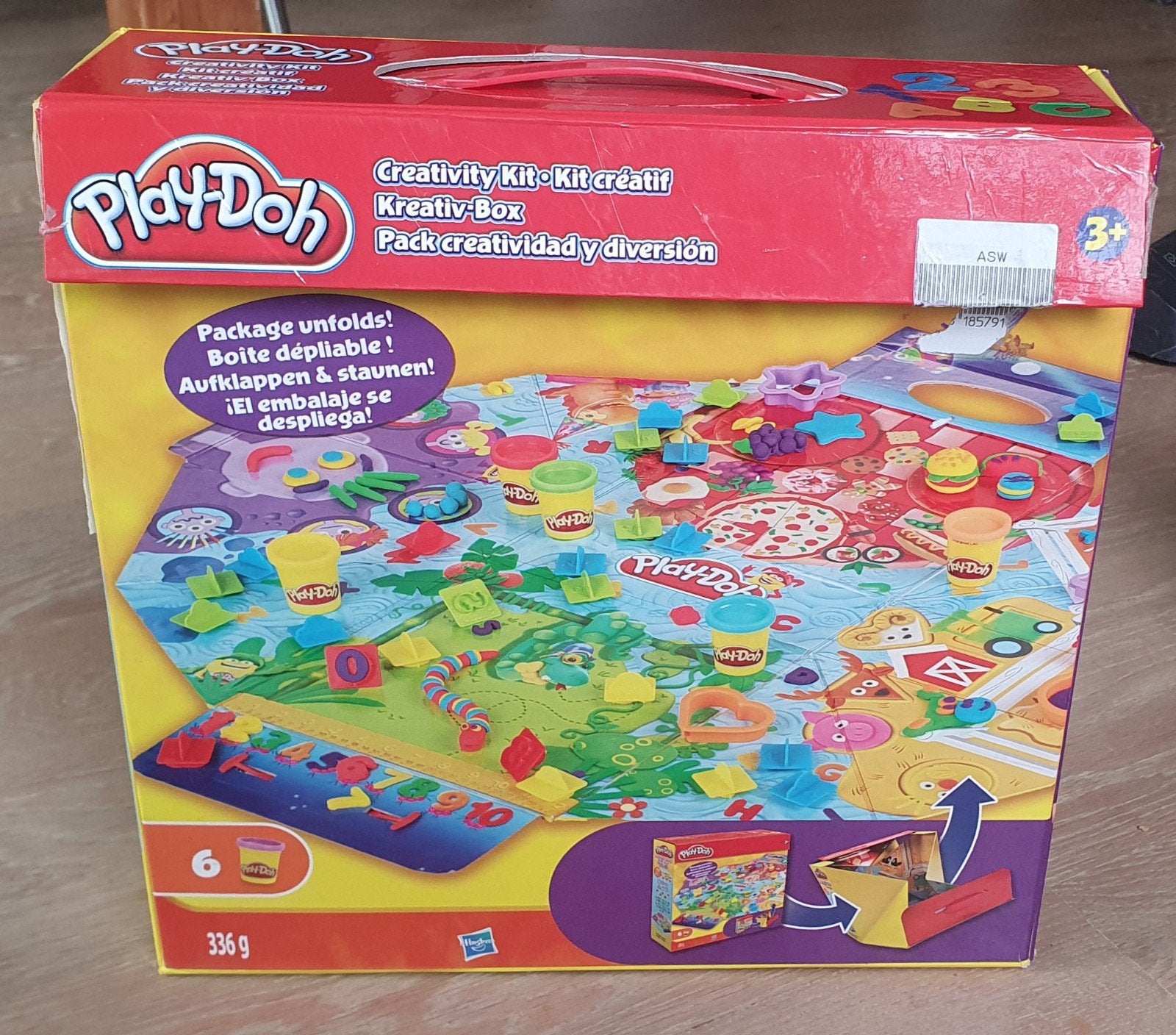 Play-Doh klei speelmat/ box met vormpjes, Ophalen of Verzenden