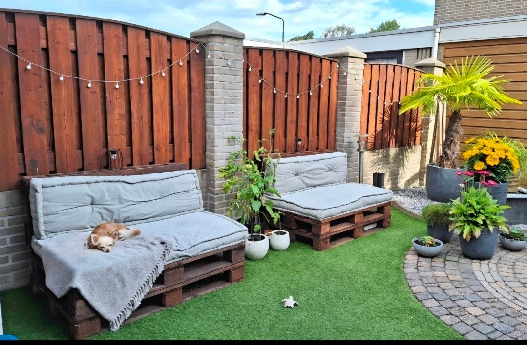Comfortabele pallet kussens voor buiten., Ophalen, Gebruikt