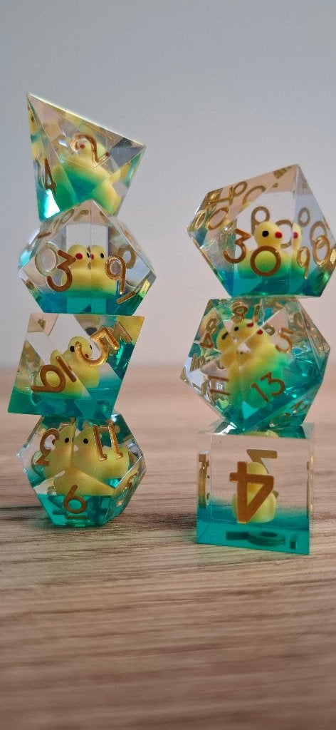 dobbelstenen: Duckie dice sharp edged, 1234road, Vijf spelers of meer, Onbekend, Nieuw