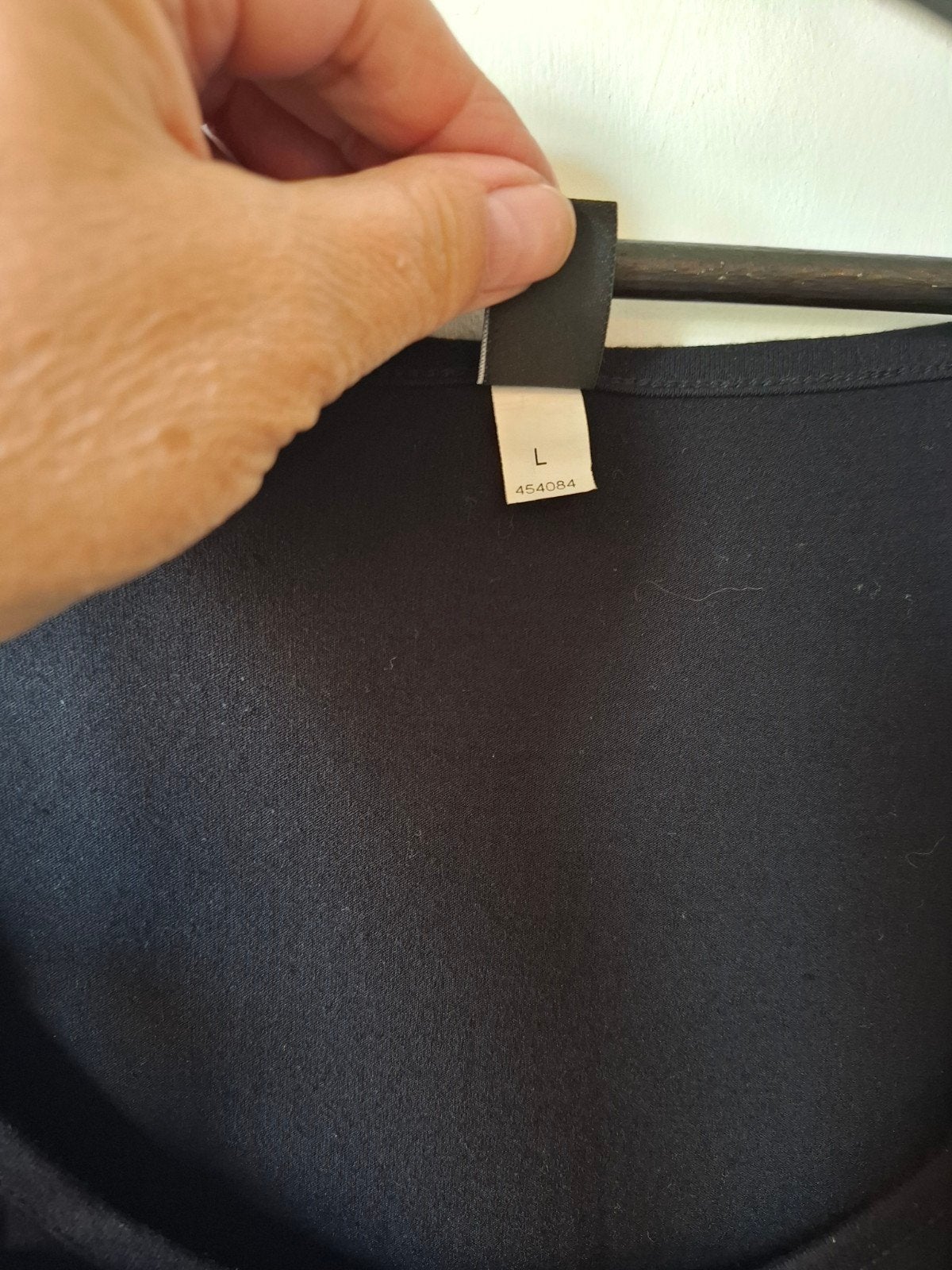 Yoek zwarte viscosemix tuniek/jurk maat L/46,48, Kleding | Dames, Yoek, Yoek, Ophalen of Verzenden, Zo goed als nieuw