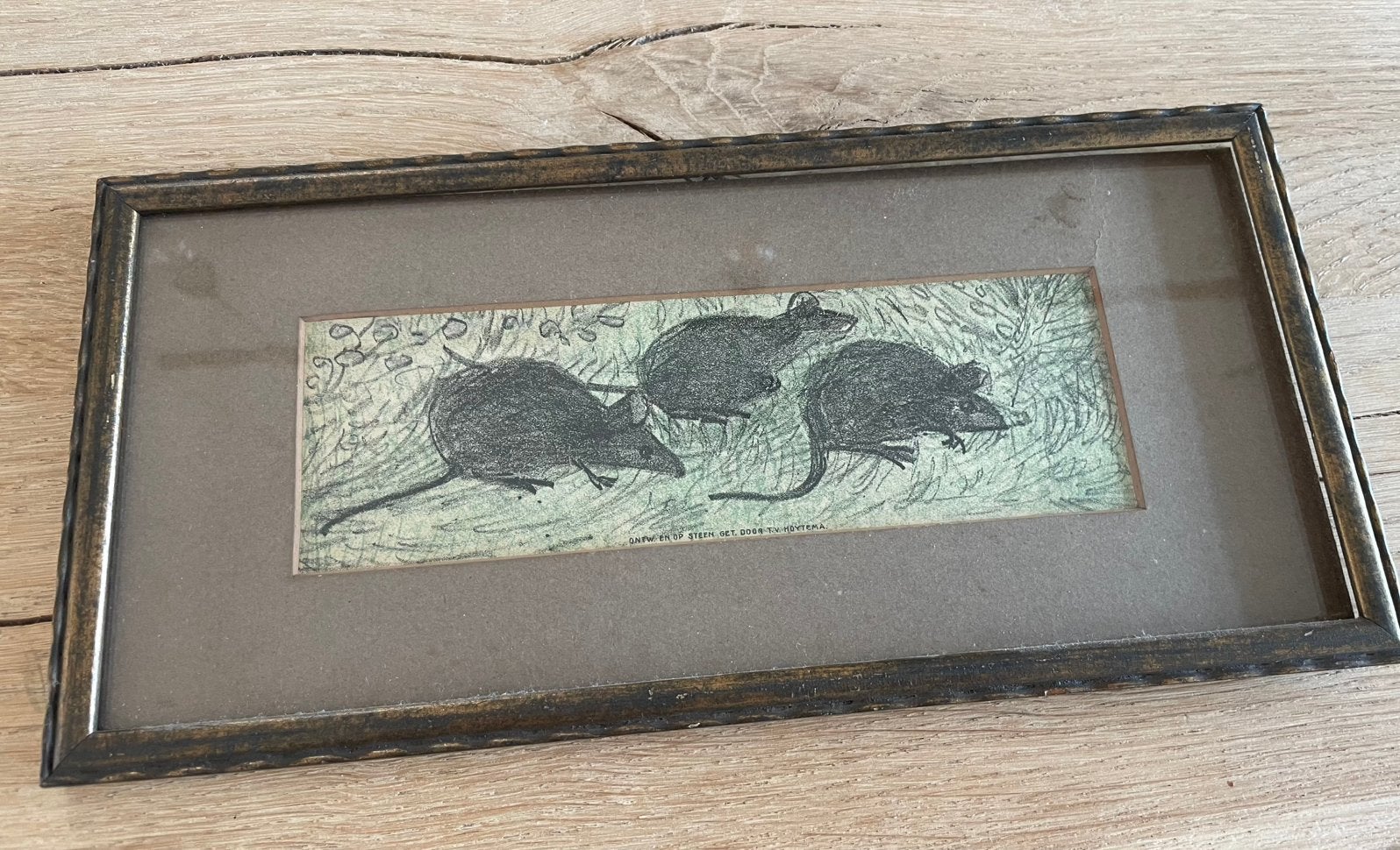 Lithografie Theo Hoytema, Ophalen of Verzenden