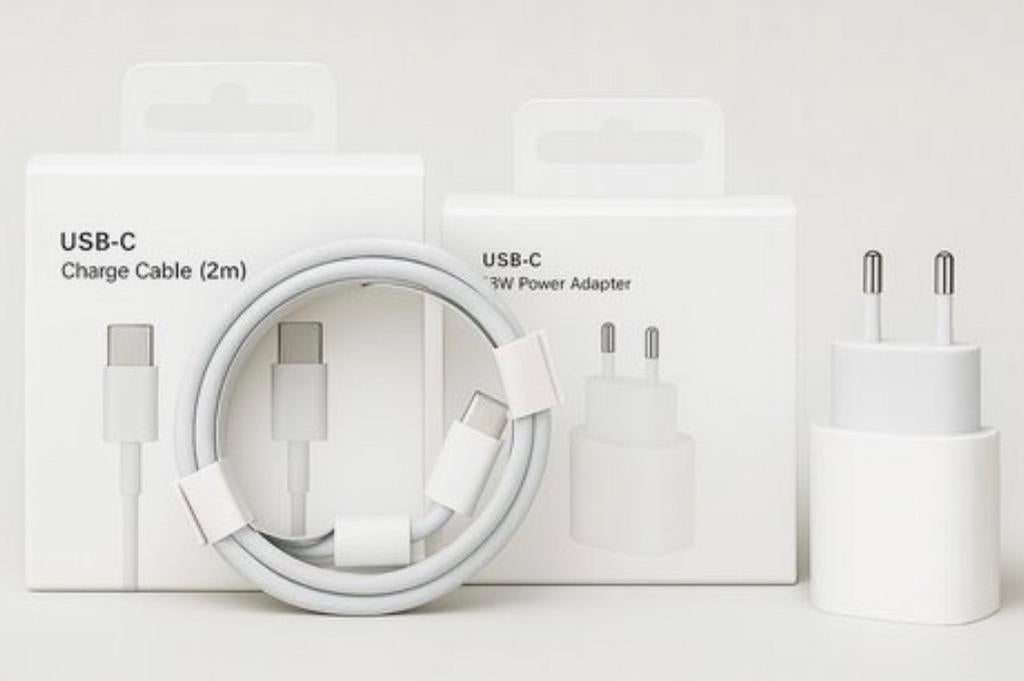 Apple 20W USB-C Oplader met USB-C naar USB-C Kabel, Verzenden, Nieuw