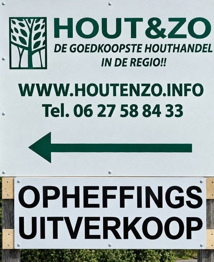 Opheffingsuitverkoop houthandel!, Doe-het-zelf en Verbouw, Overige typen, Nieuw, Overige houtsoorten, Ophalen