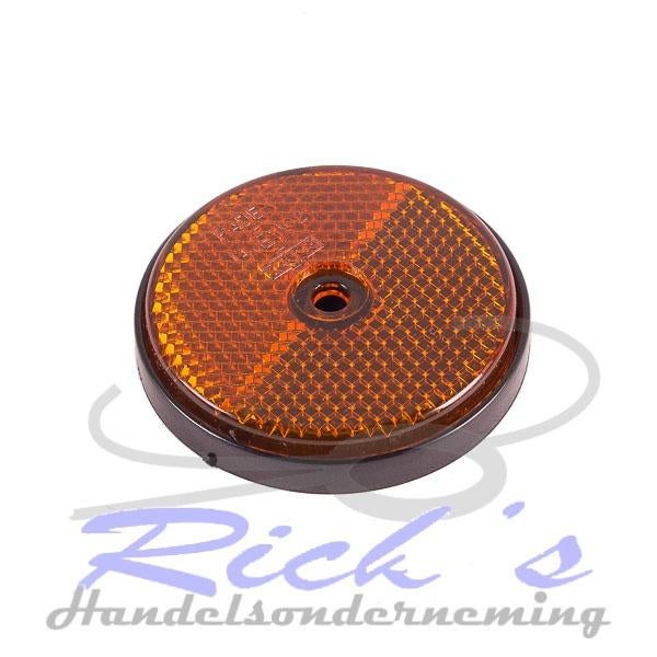 Reflector rond kleur: oranje ,rood,of wit 60 mm radex, Caravans en Kamperen, Radex, Ophalen of Verzenden, Zo goed als nieuw, NB
