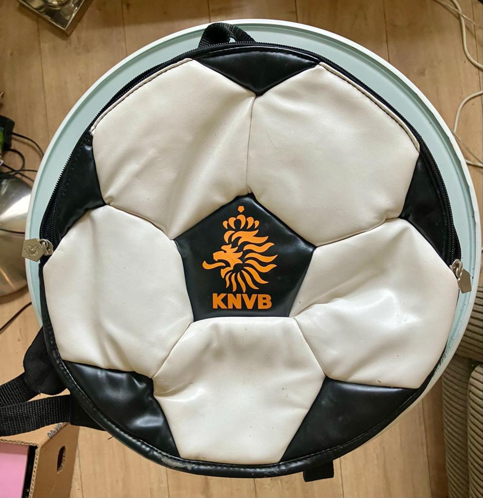 KNVB Voetbal Rugzak - Oranje Leeuw Logo, Overige merken, Gebruikt, Minder dan 30 cm, Ophalen of Verzenden