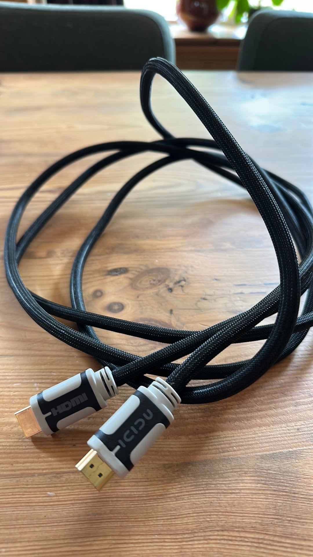Cidu ultra HDMI -kabel gevlochten zwarte buitenkant, Ophalen of Verzenden, Zo goed als nieuw