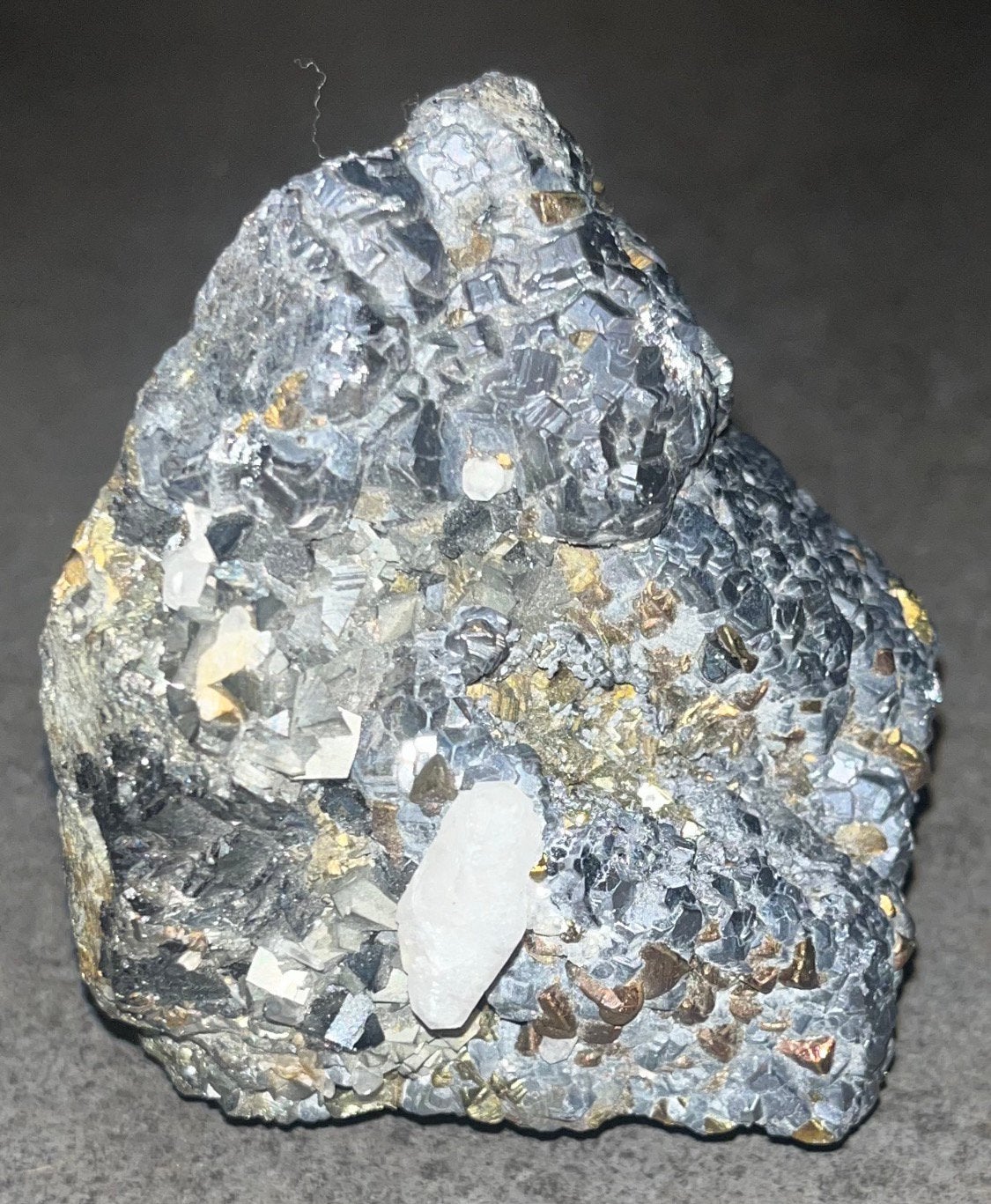 Minraalcluster met Galeniet, Pyriet en Kwarts., Ophalen of Verzenden, Nieuw