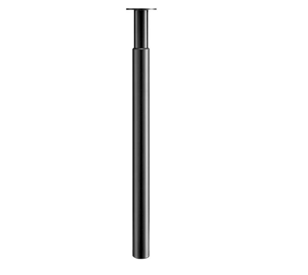 2x Verstelbare metalen tafelpoten zwart 60mm 71-110cm, Tafelpoot, 50 tot 100 cm, Nieuw, Ophalen of Verzenden
