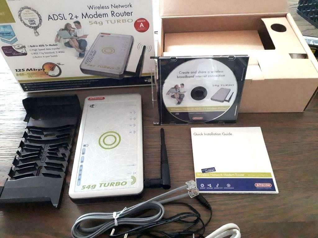 ADSL 2+ modem router, Ophalen of Verzenden, Nieuw, Router met modem, Sitecom