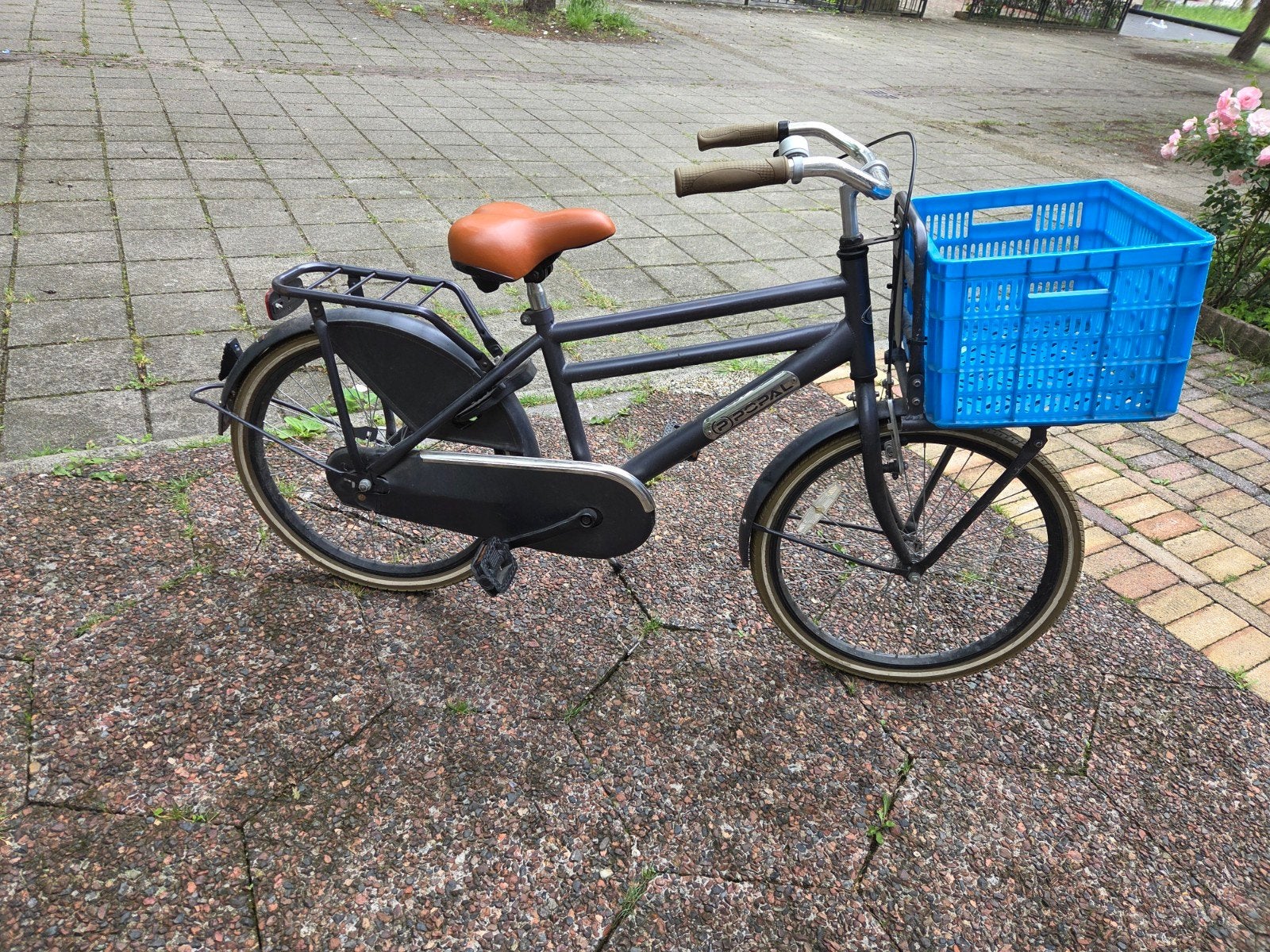 Popal jongefiets, Ophalen of Verzenden, Zo goed als nieuw, 22 inch, Handrem