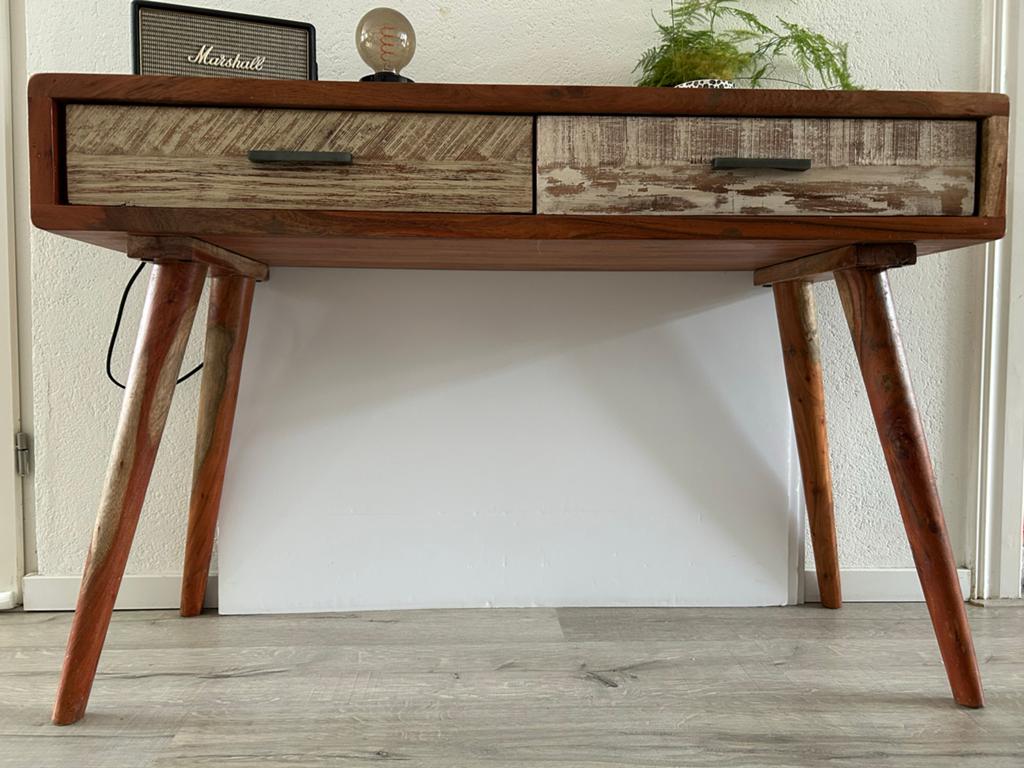 Sidetable, Ophalen, 100 tot 150 cm, Zo goed als nieuw, 25 tot 50 cm