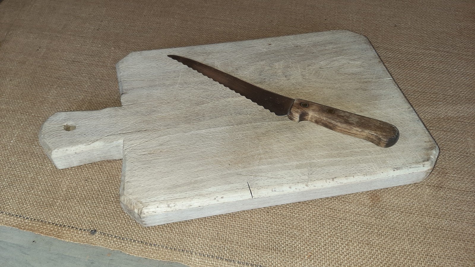Doorleefde broodplank., Ophalen of Verzenden