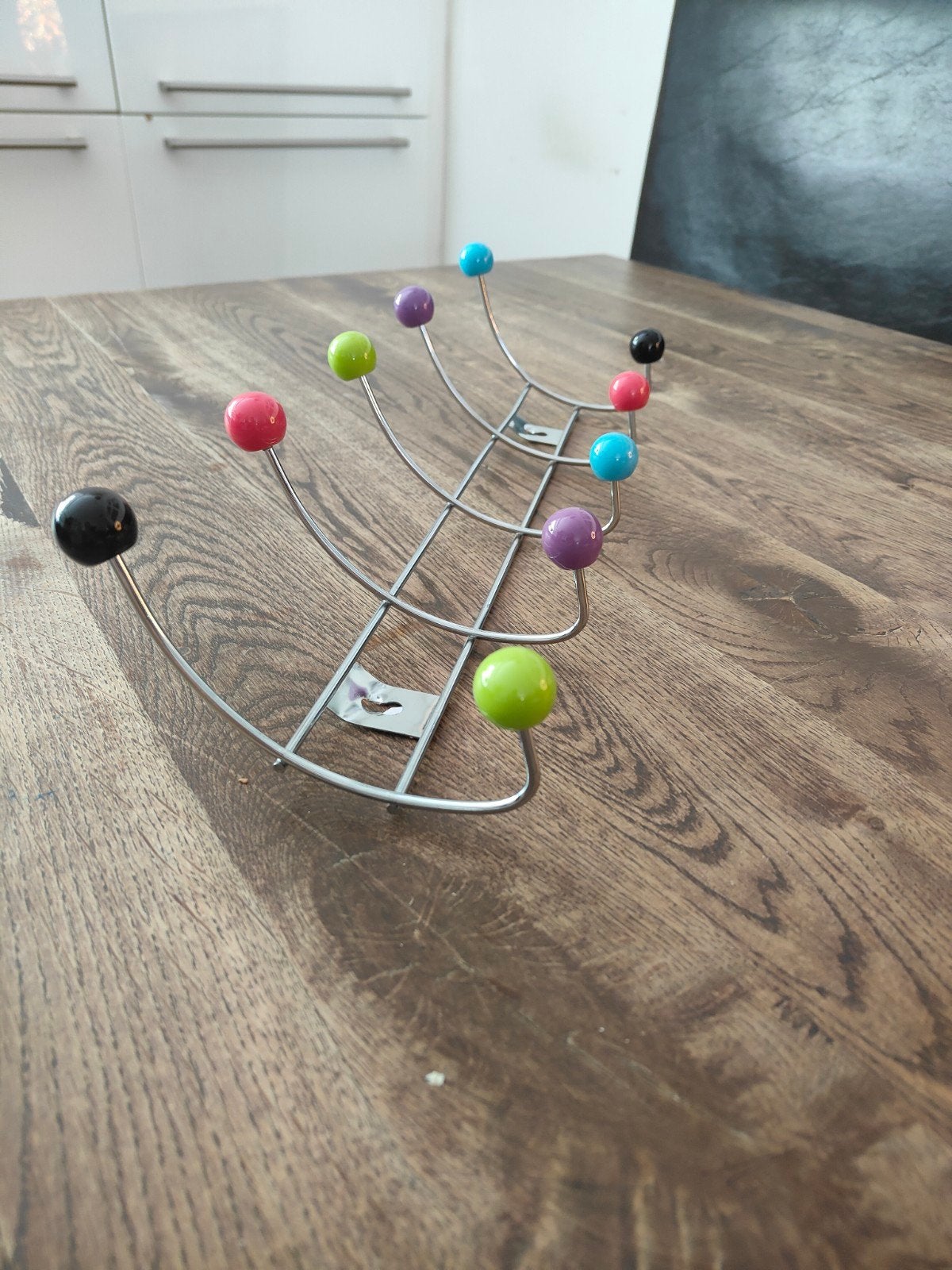 Wandkapstok in Sputnik-stijl, Huis en Inrichting, Woonaccessoires | Kapstokken, Wandkapstok, Gebruikt, Ophalen of Verzenden, Minder dan 100 cm