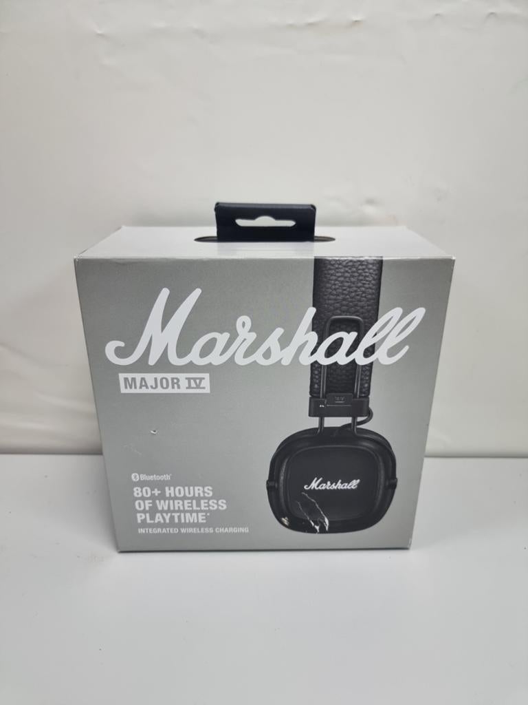 Marshall Major IV Bluetooth Koptelefoon - Zwart, Ophalen of Verzenden, Zo goed als nieuw, Overige merken, Draadloos