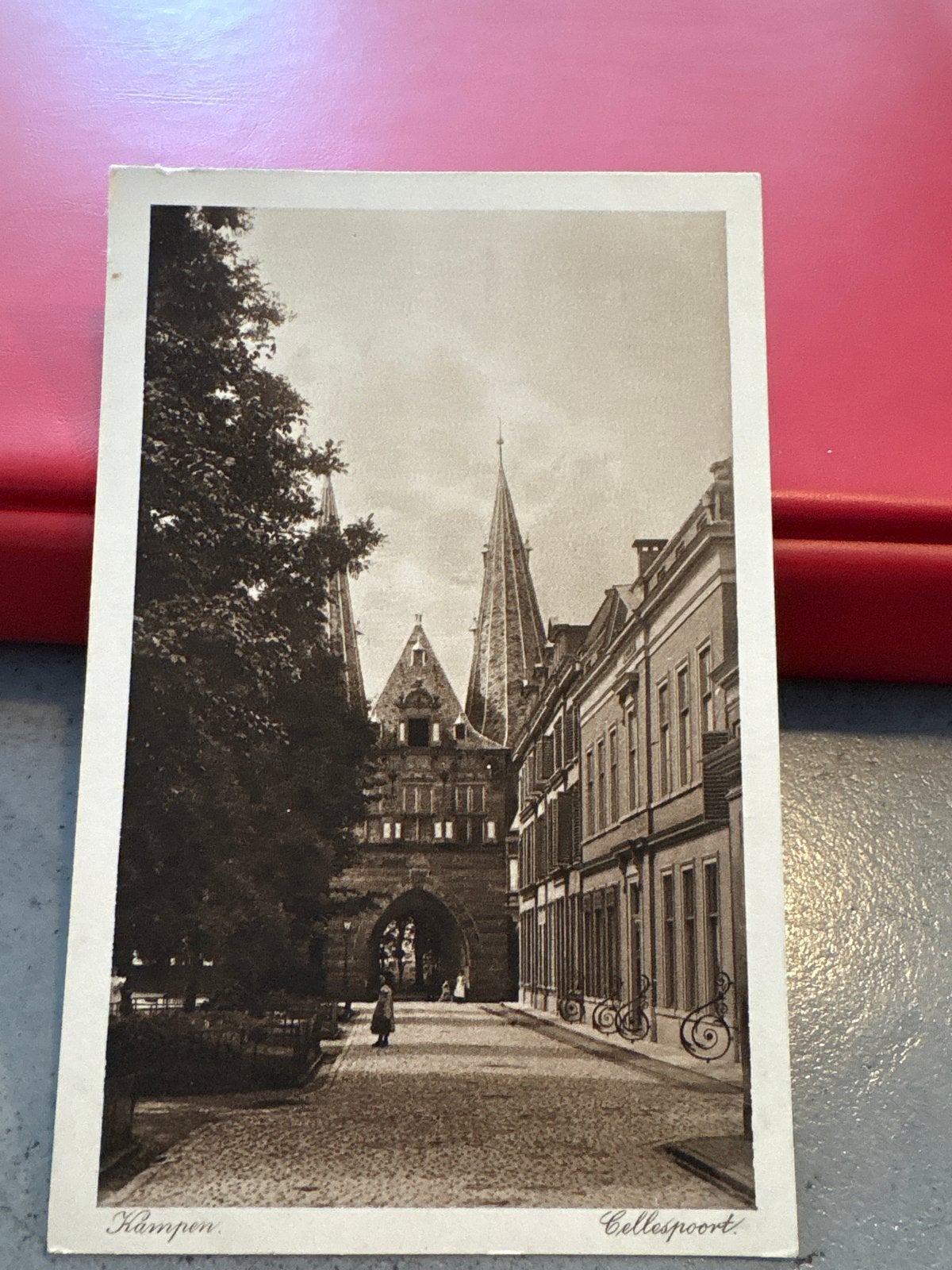 Oude Ansichtkaart Kampen, Cellebroederspoort, 1914, Ophalen of Verzenden, Voor 1920, Gelopen, Overijssel