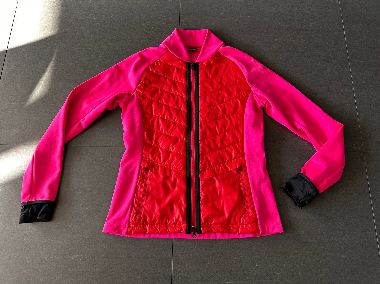 Bogner fire + ice fleecevest roze rood mt L, Ophalen of Verzenden, Zo goed als nieuw, Maat 38/40 (M), Jack