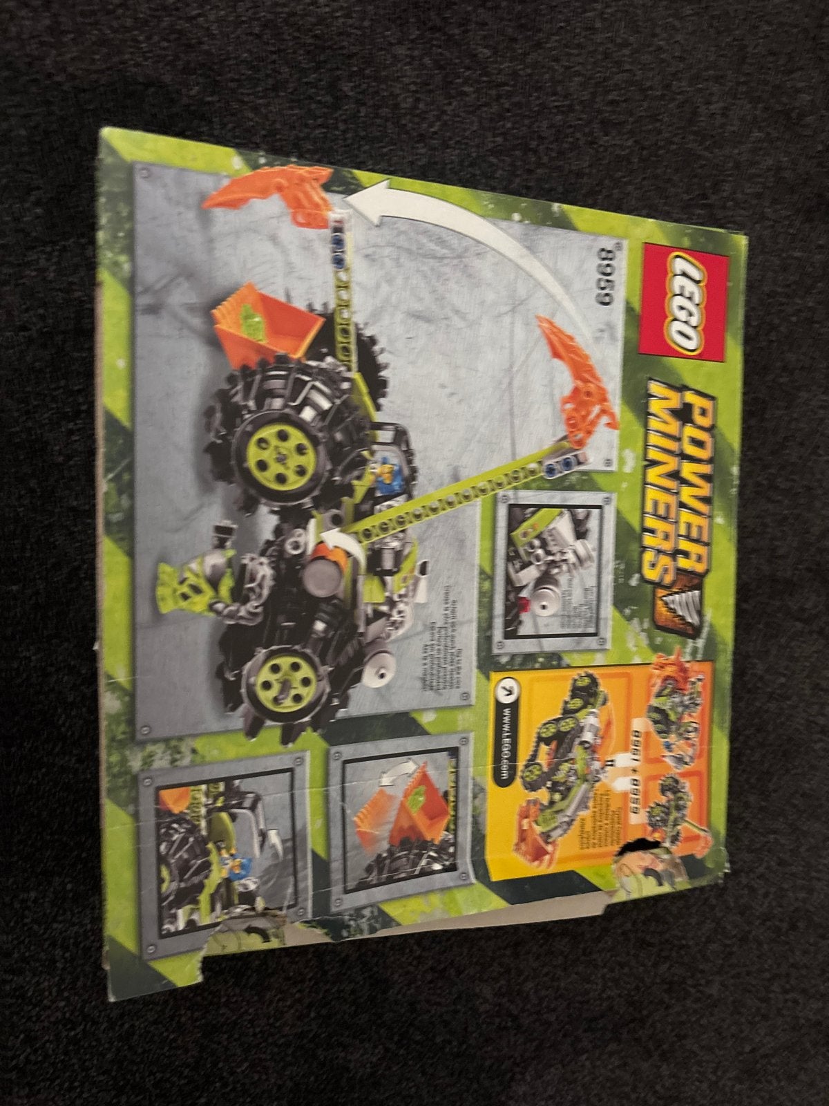 Lego Power Miners 8959 - Claw Digger, Kinderen en Baby's, Speelgoed | Duplo en Lego, Gebruikt, Overige thema's, Lego, Ophalen of Verzenden
