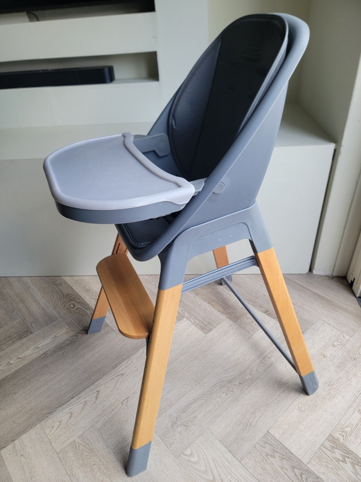 Titanium kinder(eet)stoel, Ophalen, Gebruikt