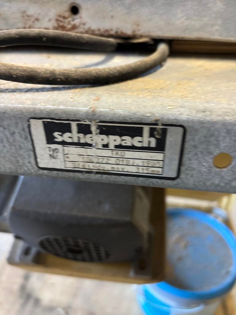 Scheppach zaagtafel, Ophalen of Verzenden, Gebruikt, Elektrisch