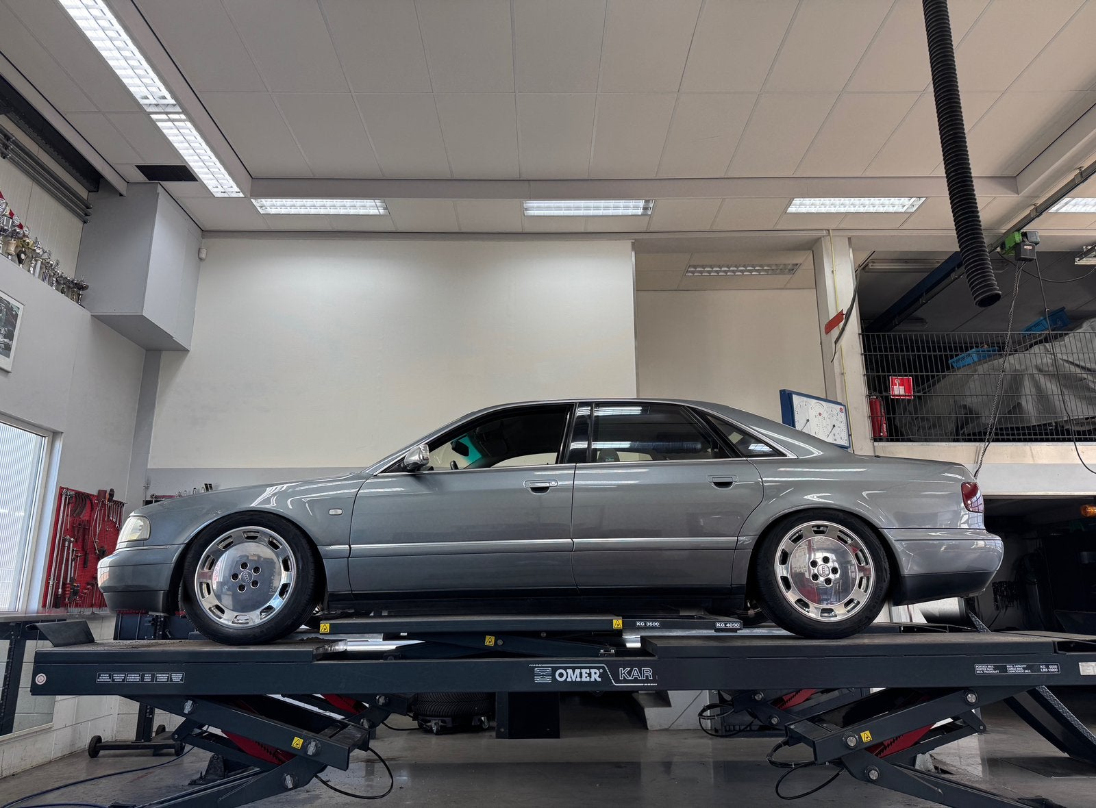 Audi a8 s8 w12 velgen, Ophalen