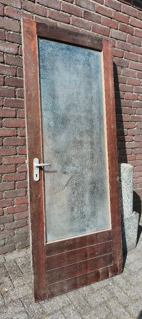 Deur, Ophalen, Gebruikt, Buitendeur, 200 tot 215 cm