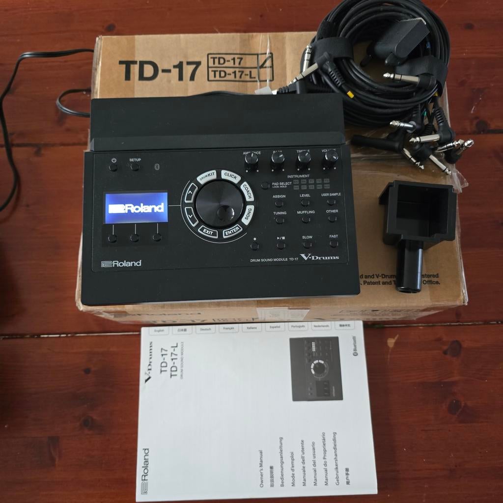 Roland TD-17 Module Bluetooth zo goed als nieuw, Ophalen of Verzenden, Zo goed als nieuw