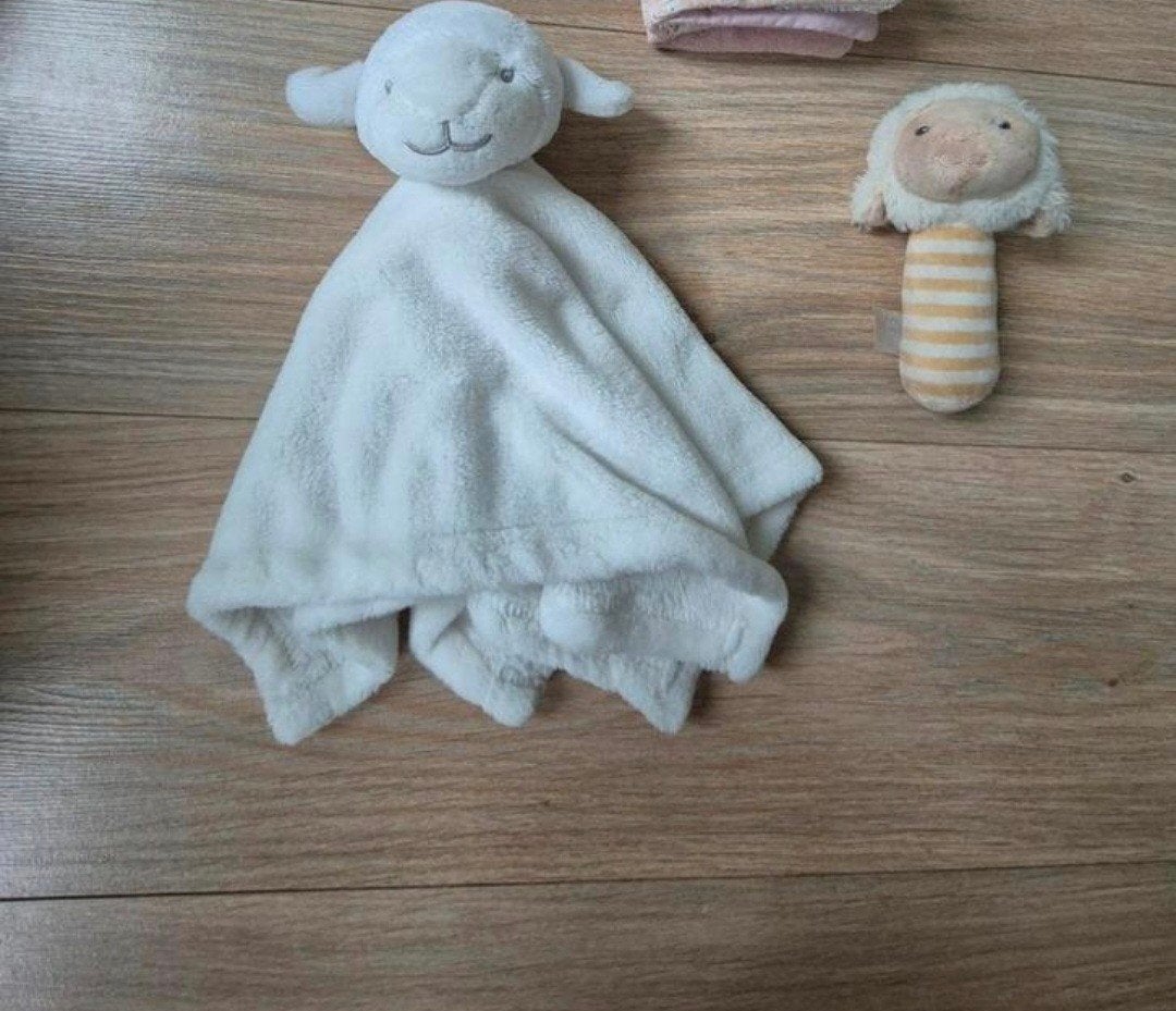 knuffeldoekje,handknuffeltje schaap, Ophalen of Verzenden, Gebruikt, Overige typen