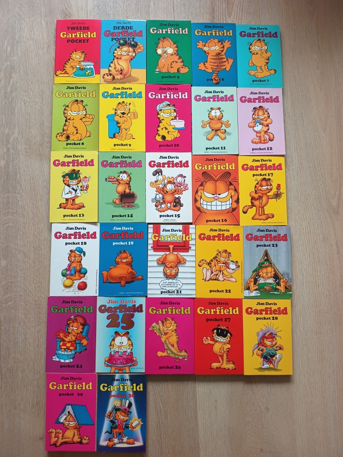 Garfield Pocket Boekjes, Boeken, Stripboeken, Complete serie of reeks, Ophalen of Verzenden, Gelezen