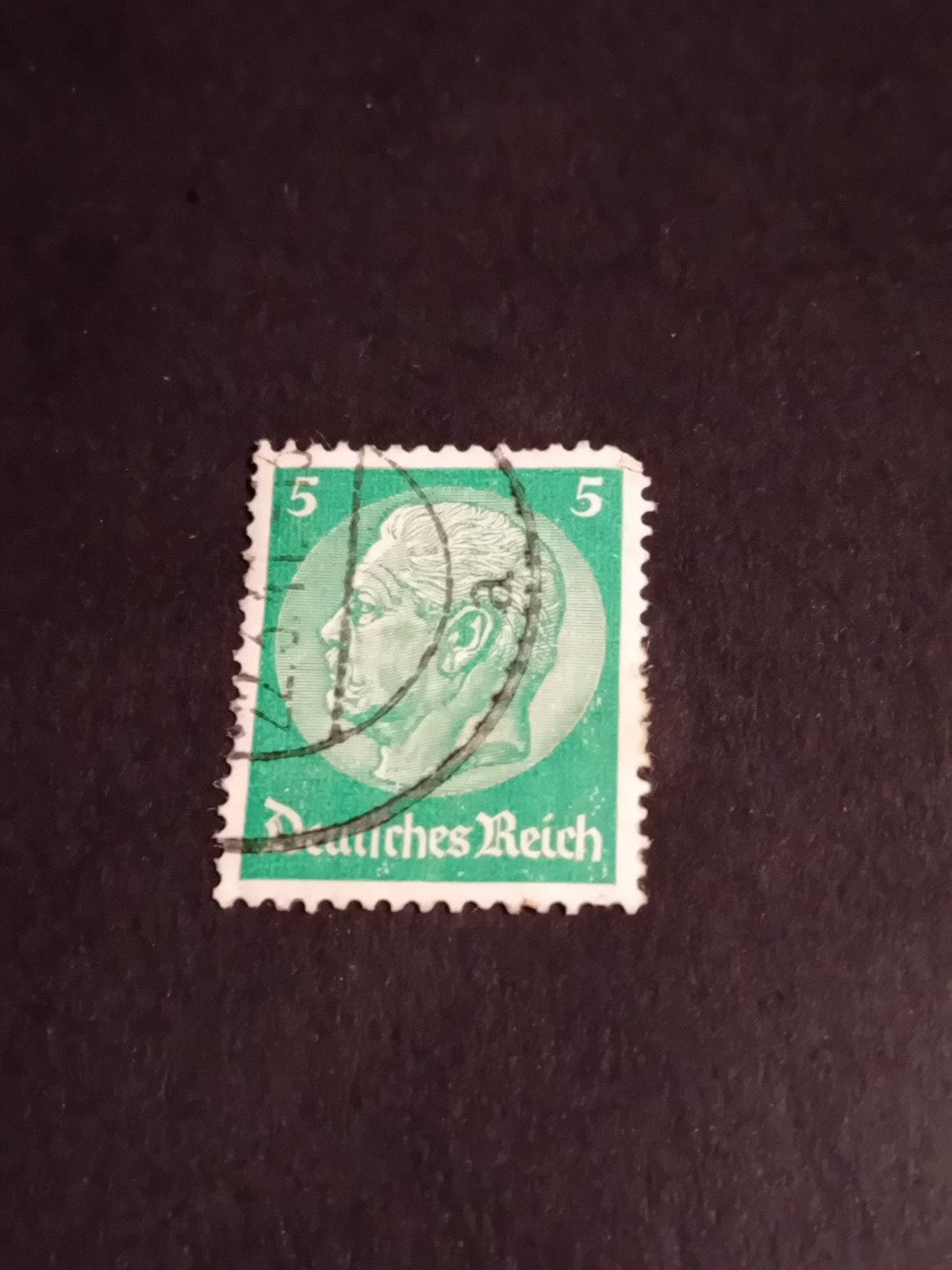 Duitse postzegel 5 Pfennig Deutsches Reich gestempeld, Postzegels en Munten, Ophalen of Verzenden, Duitse Keizerrijk