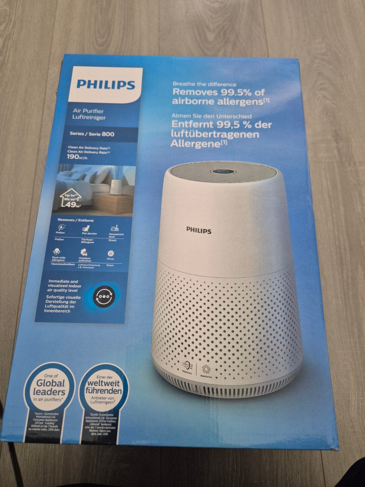Philips Luchtreiniger Serie 800 - Compact en Efficiënt, Ophalen of Verzenden, Zo goed als nieuw, Luchtreiniger