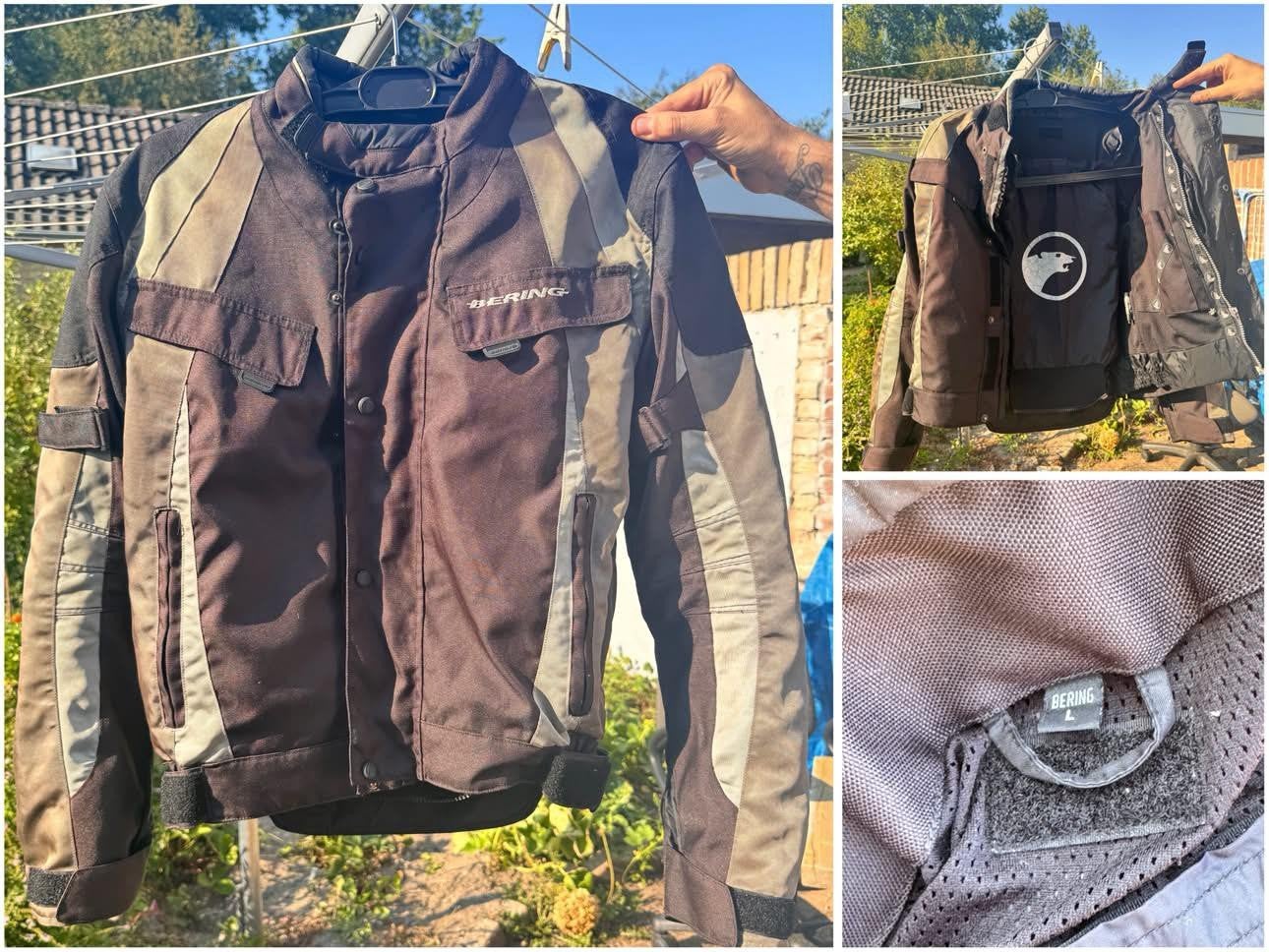 Motorjas en -broek set (Bering en Nordcode) - Maat M, Heren, Ophalen of Verzenden, Broek | textiel, Tweedehands