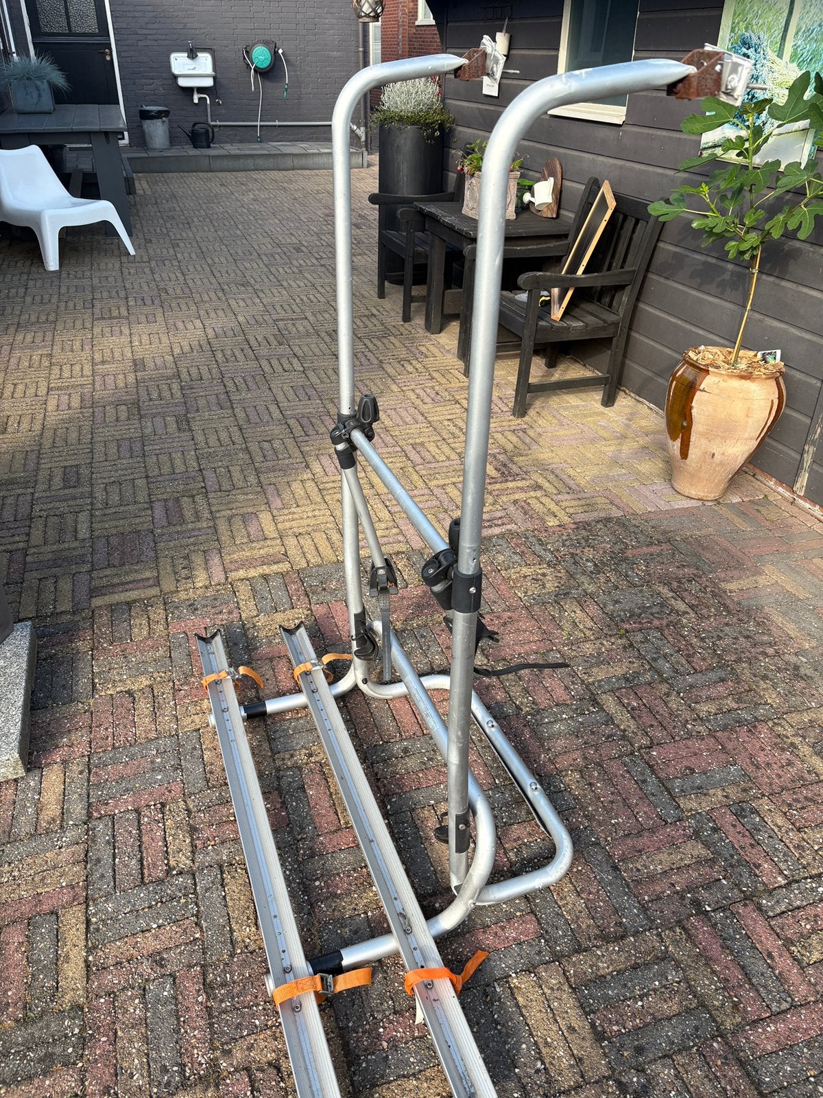 fietsendrager voor camper of caravan, Caravans en Kamperen, Camper-accessoires, Ophalen, Gebruikt