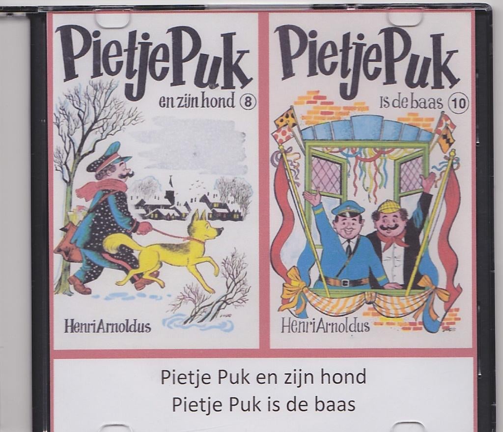 Pietje Puk en zijn hond 8 en Pietje Puk is de baas 10 op Cd, Ophalen, Zo goed als nieuw, Verhaal of Sprookje