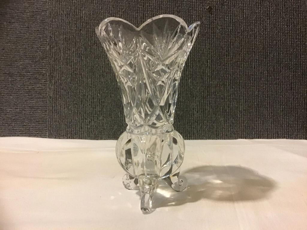 Antiek vaasje Bleikristal, Ophalen of Verzenden