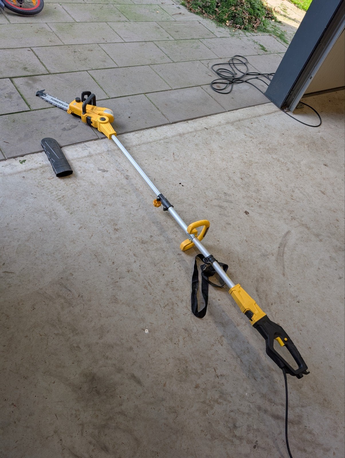 Powerplus POWXG1032 Telescopische Kettingzaag - 900W, Tuin en Terras, Ophalen, Gebruikt, Powerplus, Telescopisch